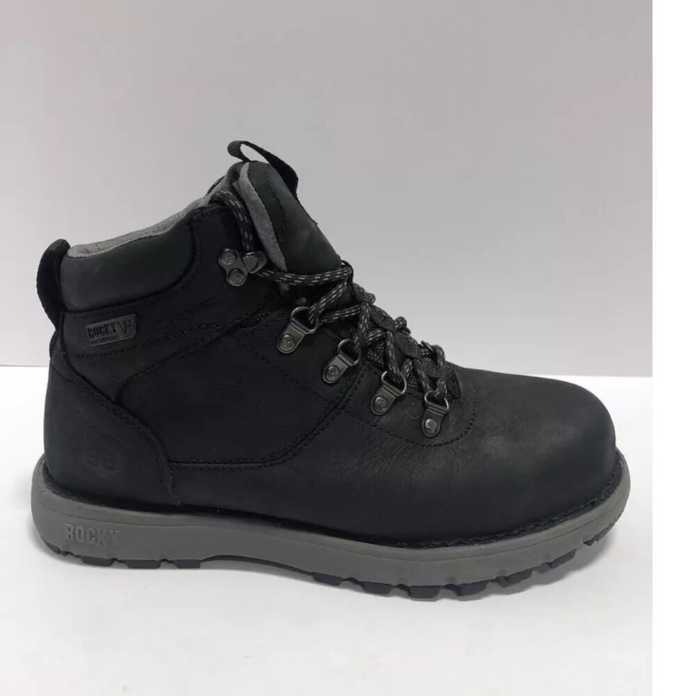 Rocky Women’s Legacy 32 Black Waterproof Comp Toe Boots, Size 9.5 W